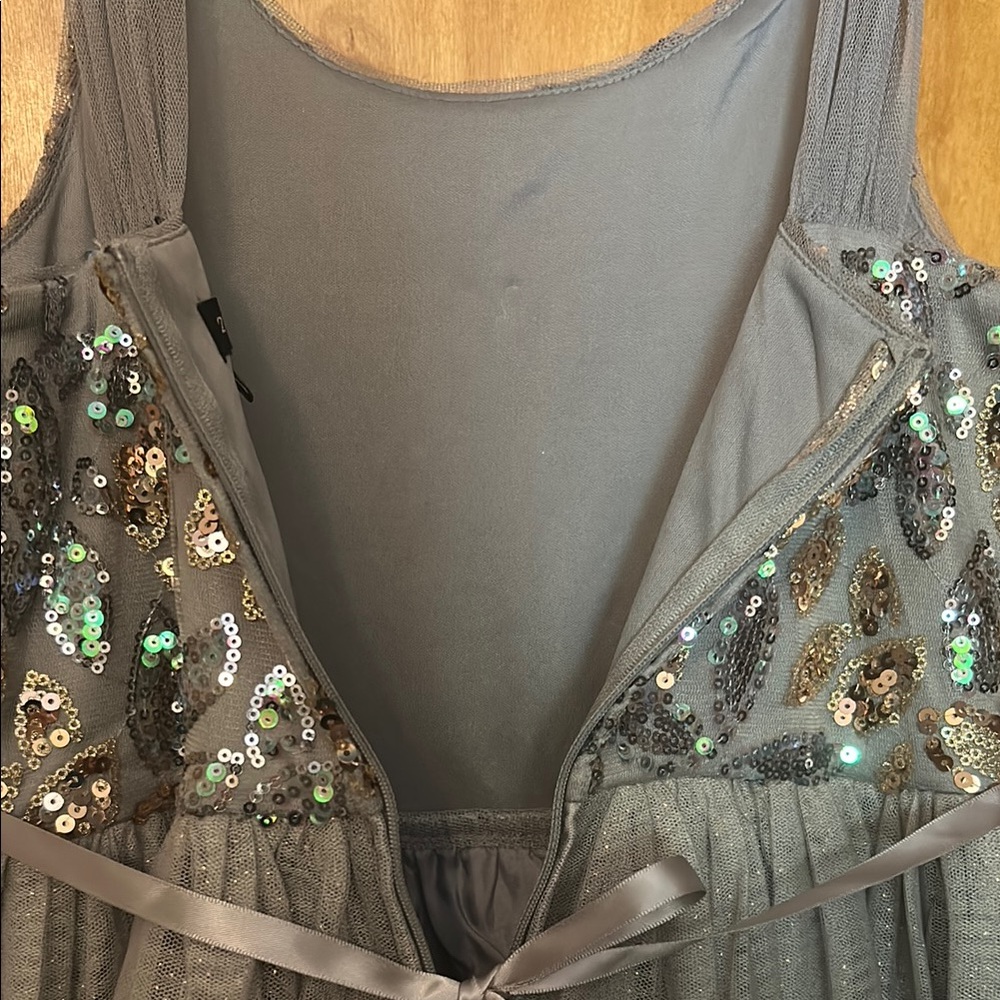 Sparkling Sequin Tulle Dress Gown Party Dress Girls Kids 10 - Picture 9 of 9